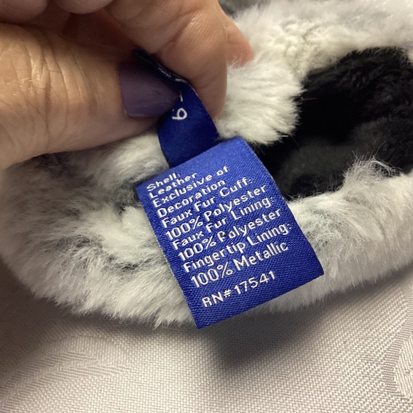 WOMENS gloves apartment 9 NEW must see lined leather - Picture 6 of 6